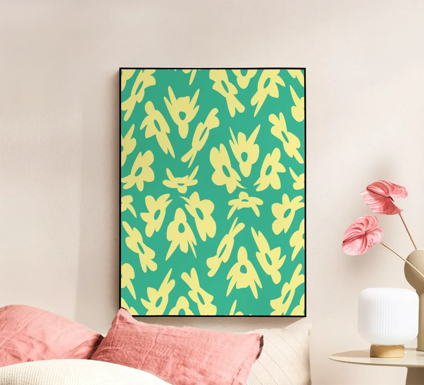 Flower Pattern Bizarre acrylic glass by Little Dean