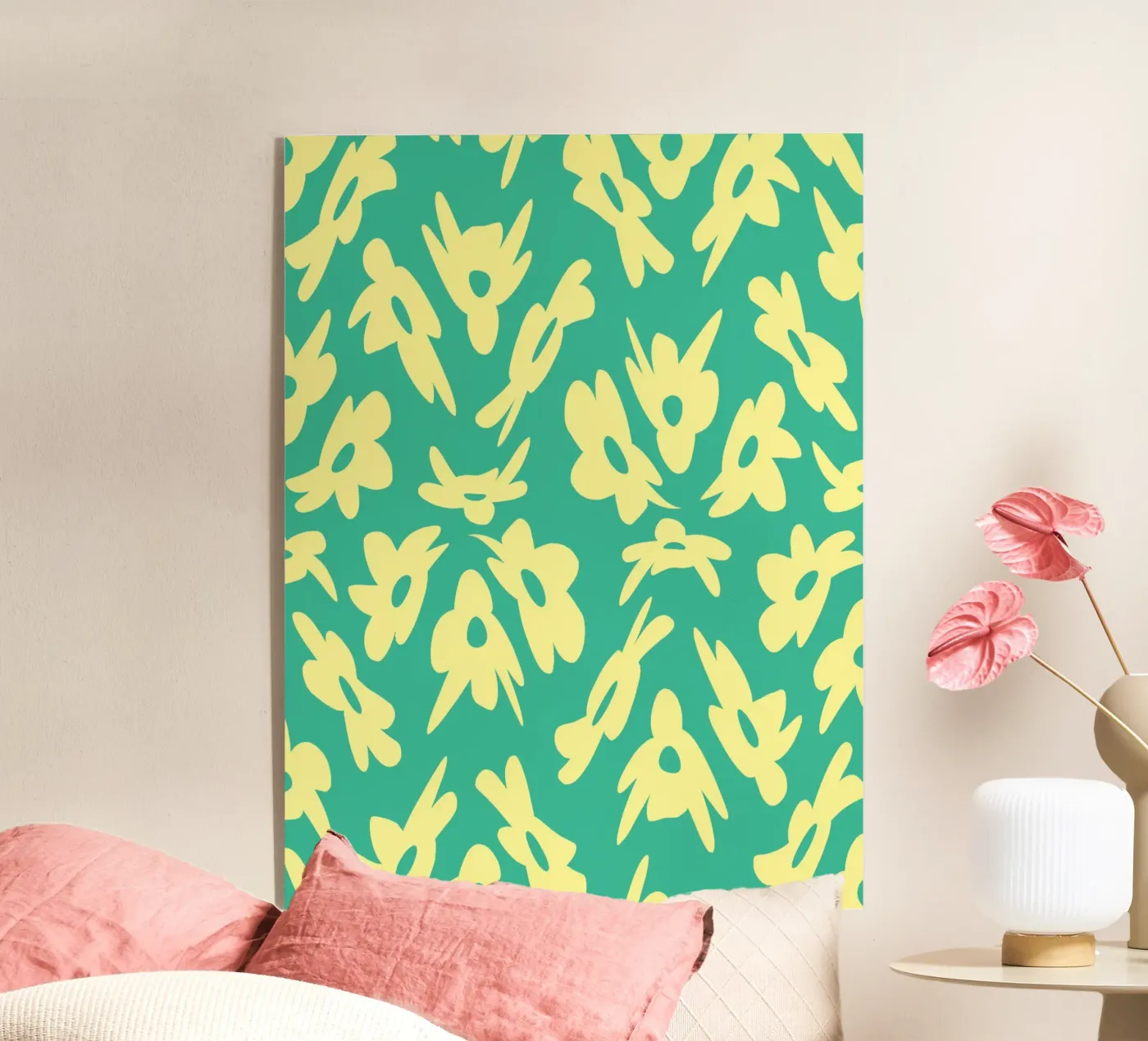 Flower Pattern Bizarre acrylic glass by Little Dean