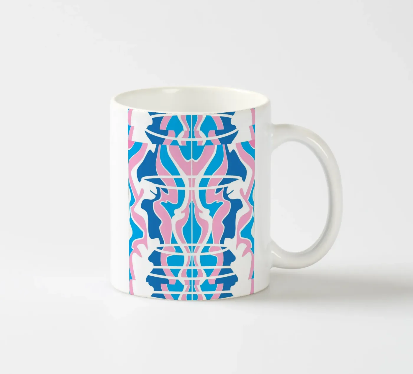 Bizarre Pattern 07 Keramik Tasse von Little Dean