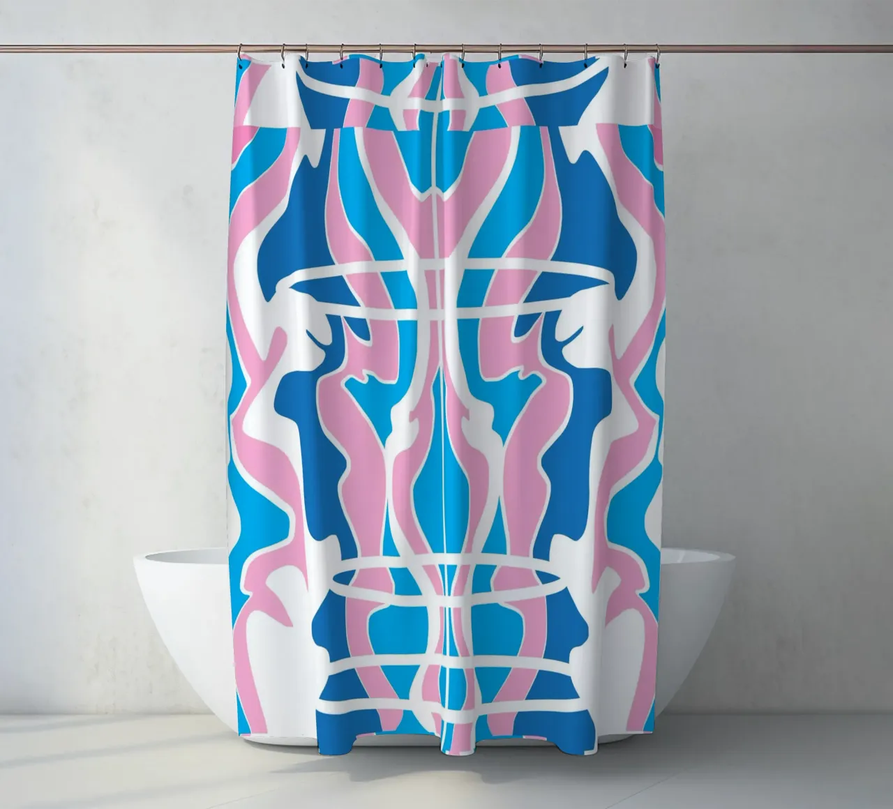 Bizarre Muster 07 Duschvorhang von Little Dean