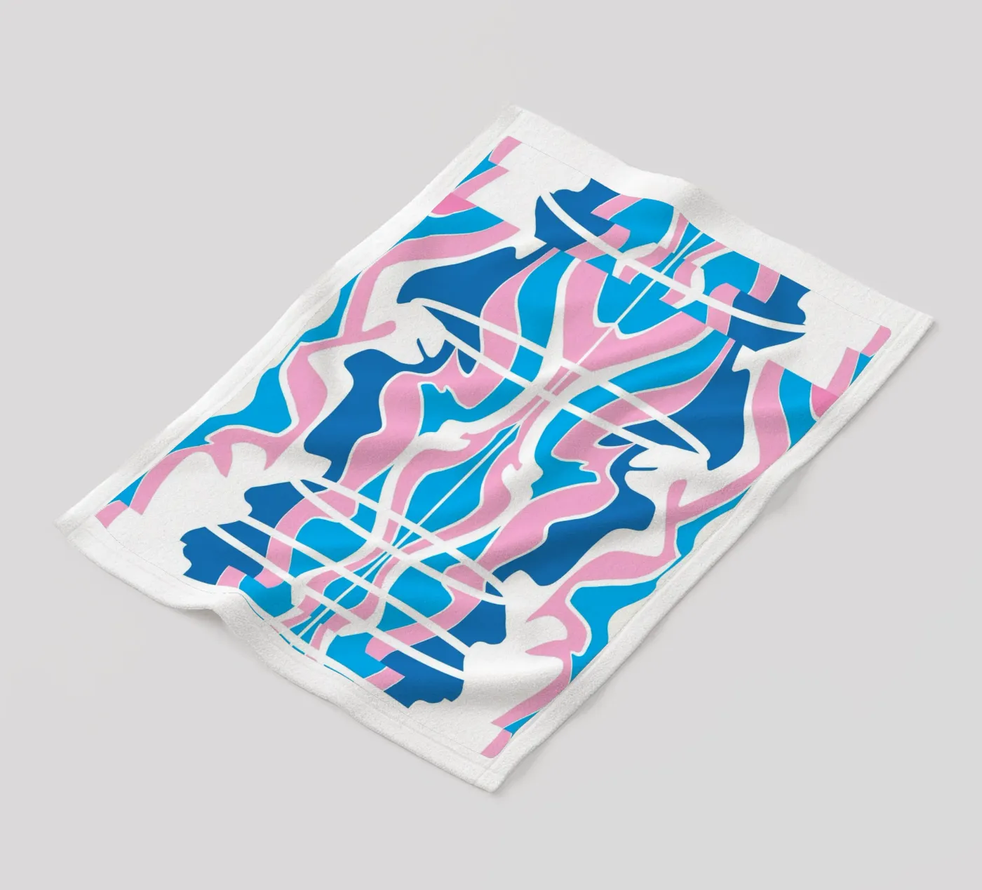 Bizarre Muster 07 Fleecedecke von Little Dean