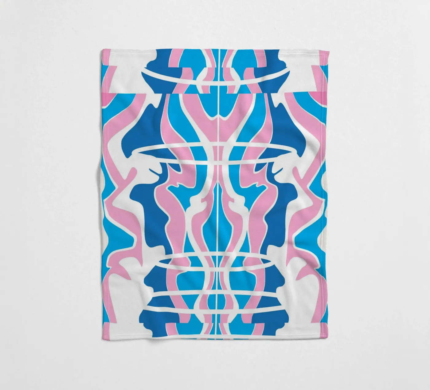 Bizarre Muster 07 Fleecedecke von Little Dean