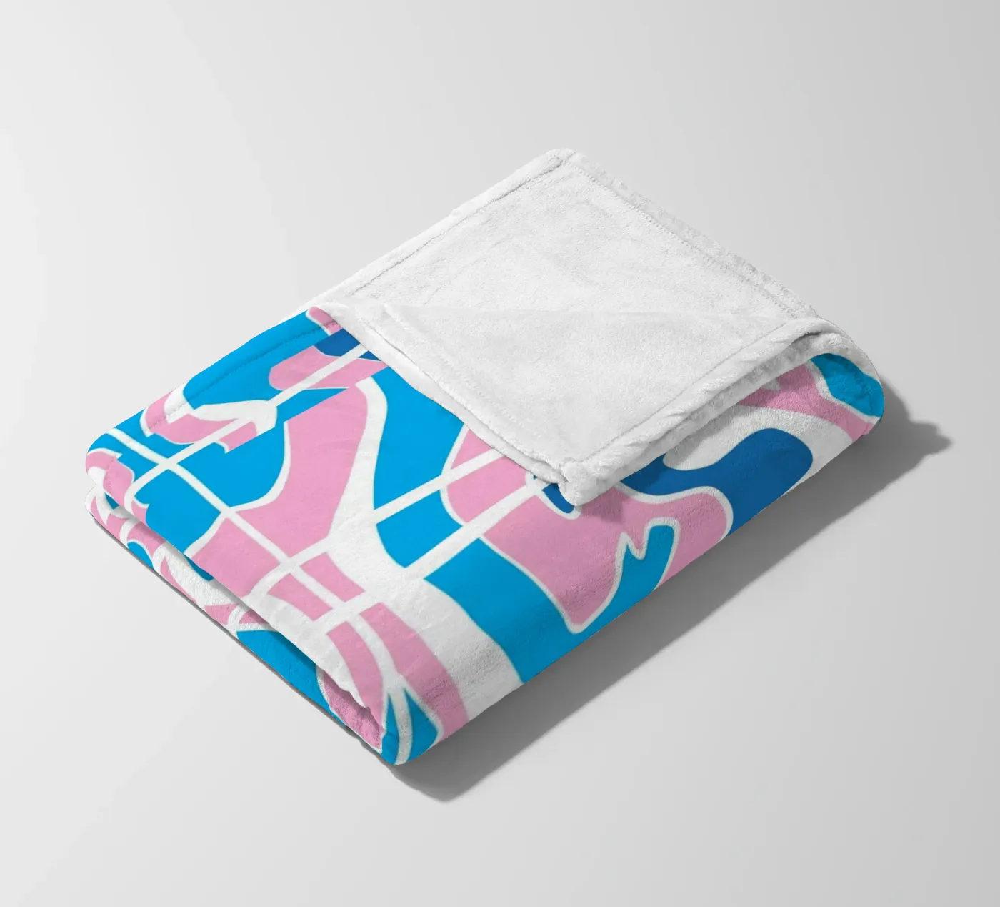 Bizarre Muster 07 Fleecedecke von Little Dean