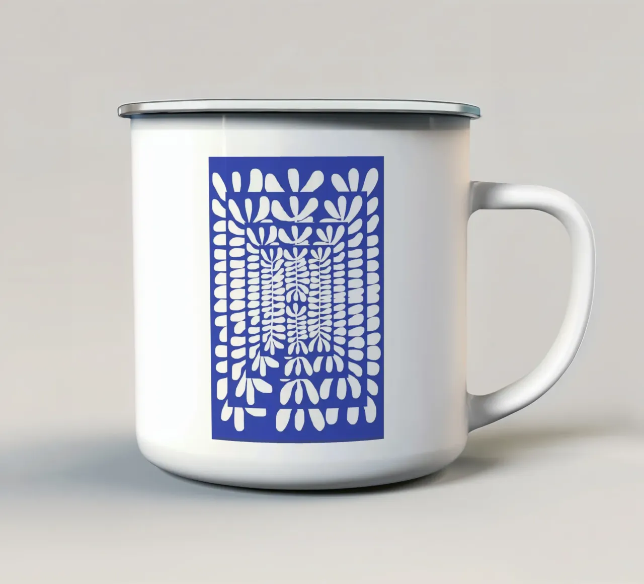 Modello Alghe bizzarre tazza in smalto da Little Dean
