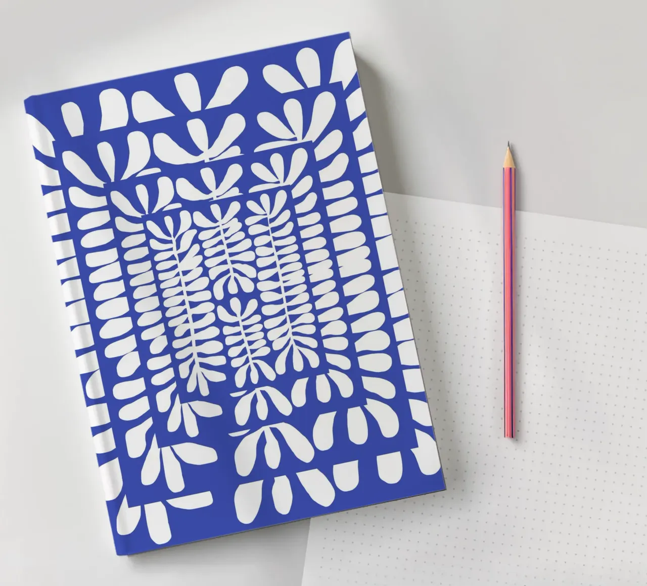 Pattern Bizarre seaweed notebook by Little Dean