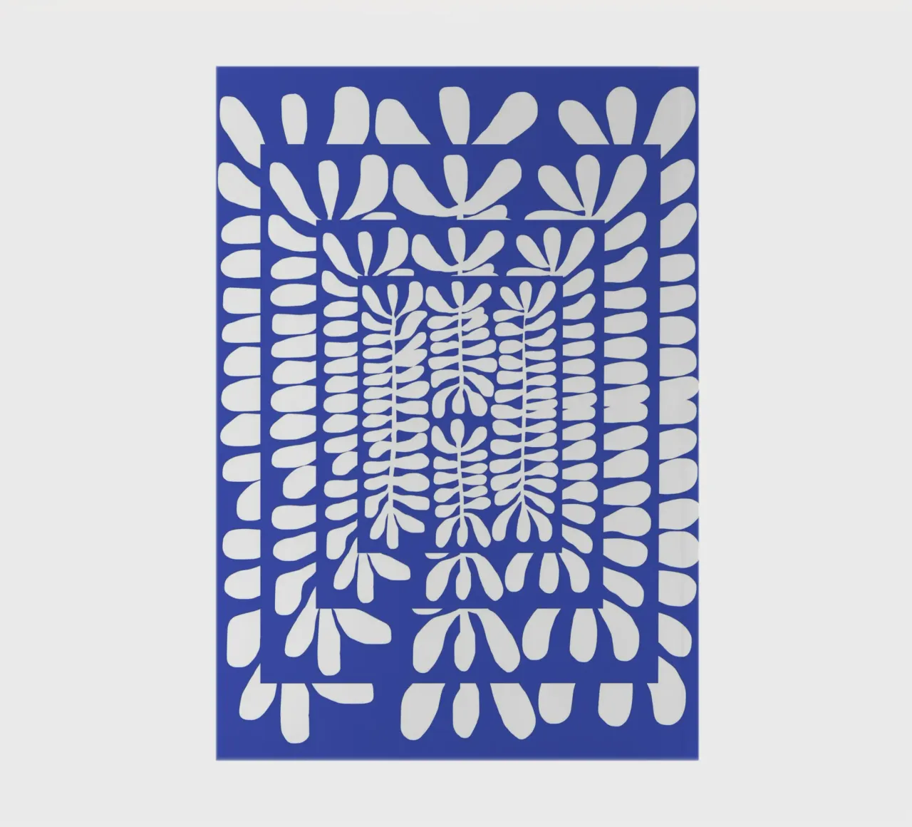 Pattern Bizarre seaweed notebook by Little Dean