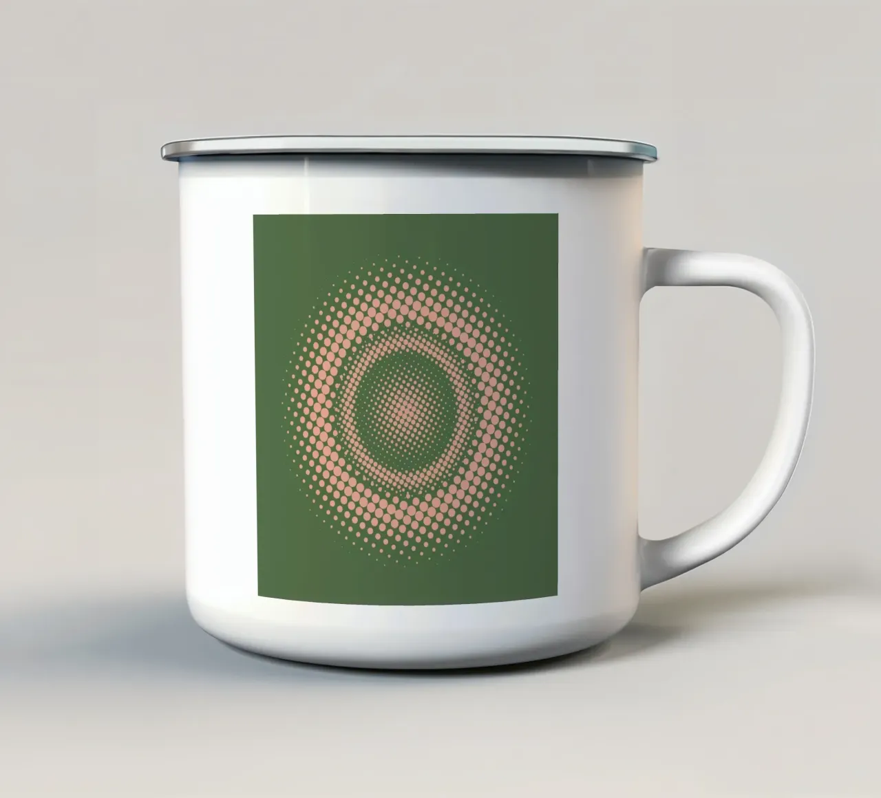 Sfera digitale tazza in smalto da Little Dean