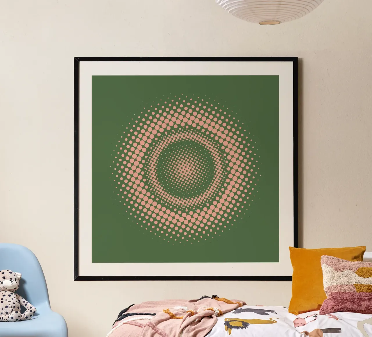 Sfera digitale poster con telaio in plastica da Little Dean