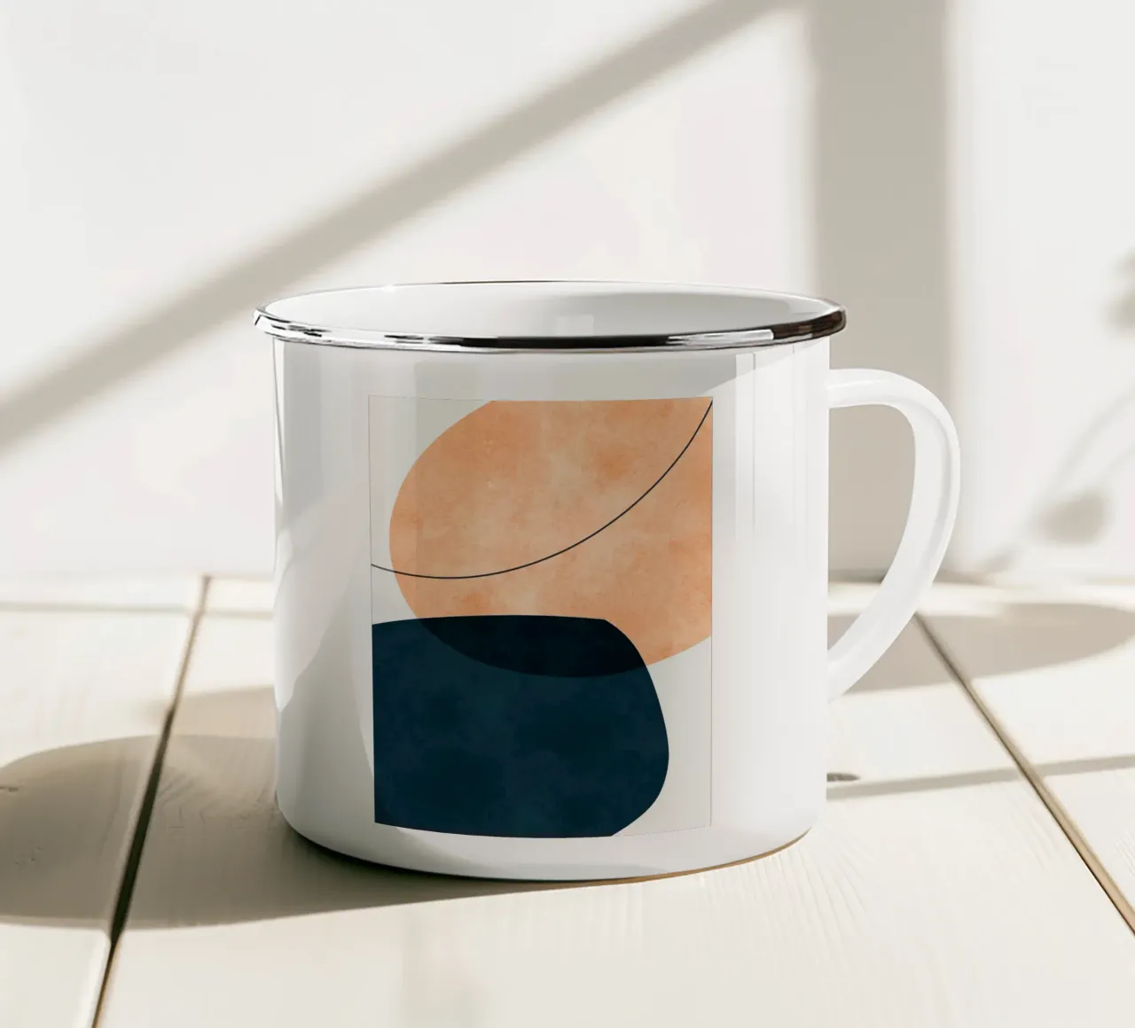 Forme espressive tazza in smalto da Fletcher M Henry