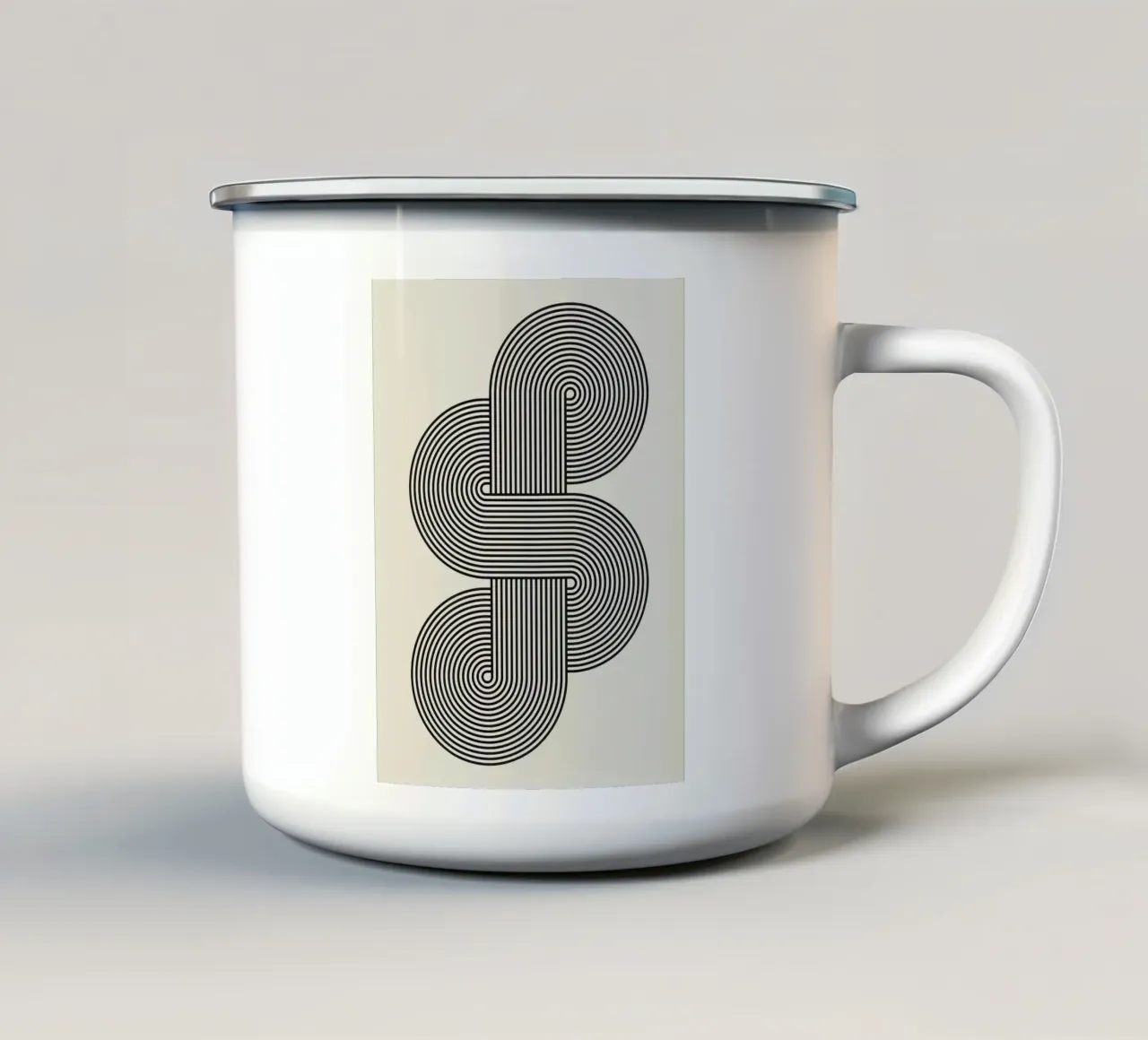 Semplicità XVII tazza in smalto da Fletcher M Henry