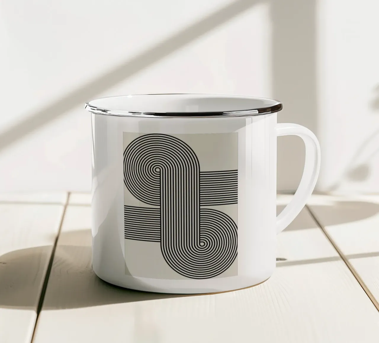 Semplicità XVII tazza in smalto da Fletcher M Henry