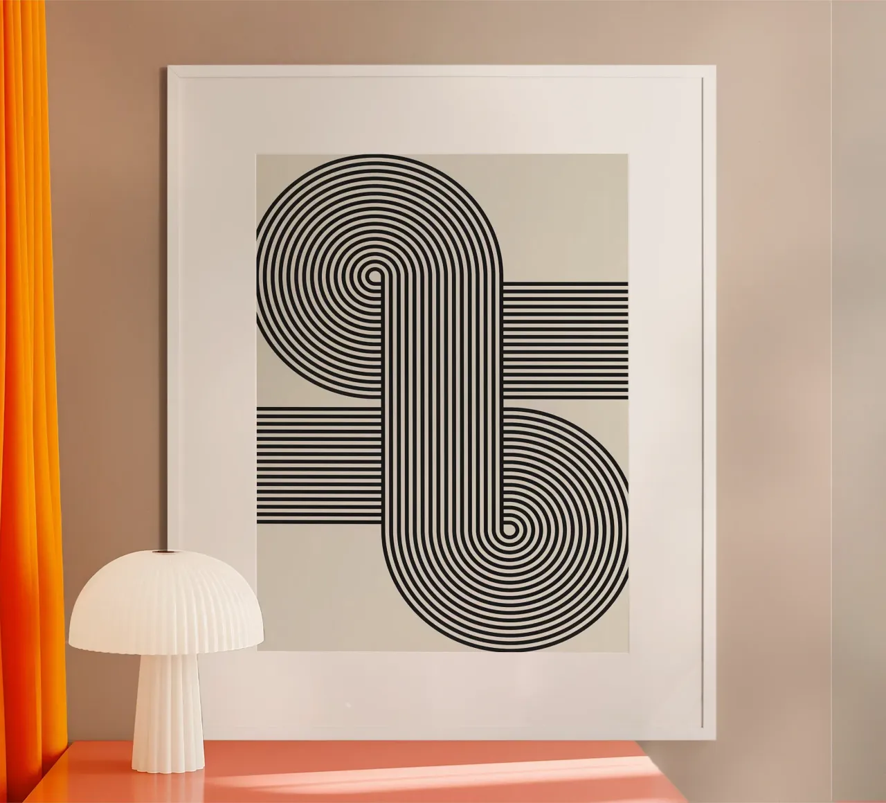 Semplicità XVII poster con telaio in alluminio da Fletcher M Henry