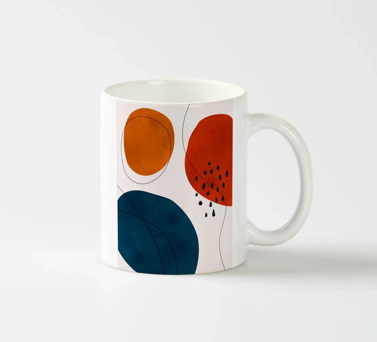 Espressionista boho tazza in ceramica da Fletcher M Henry