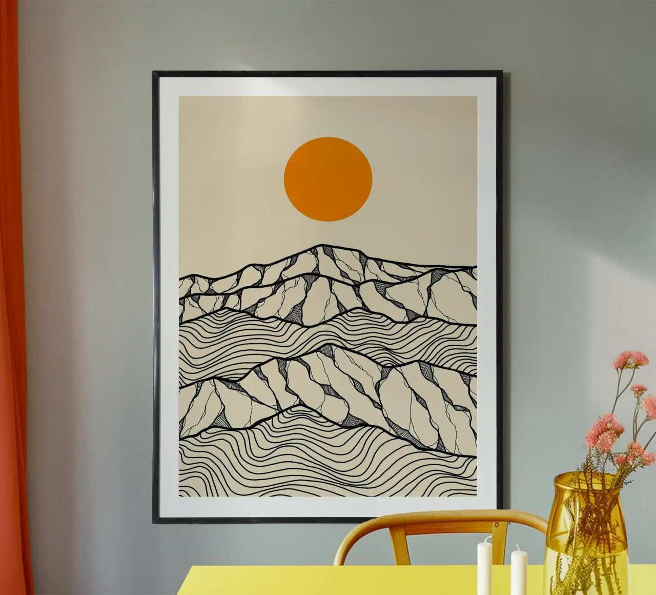 Onda delle colline poster da Fletcher M Henry