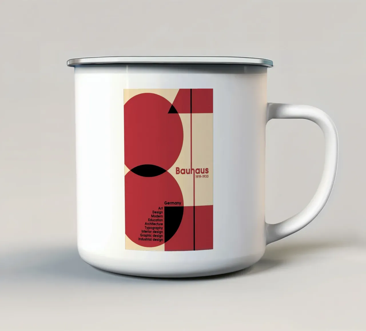 Bauhaus 1919 tazza in smalto da Brooke