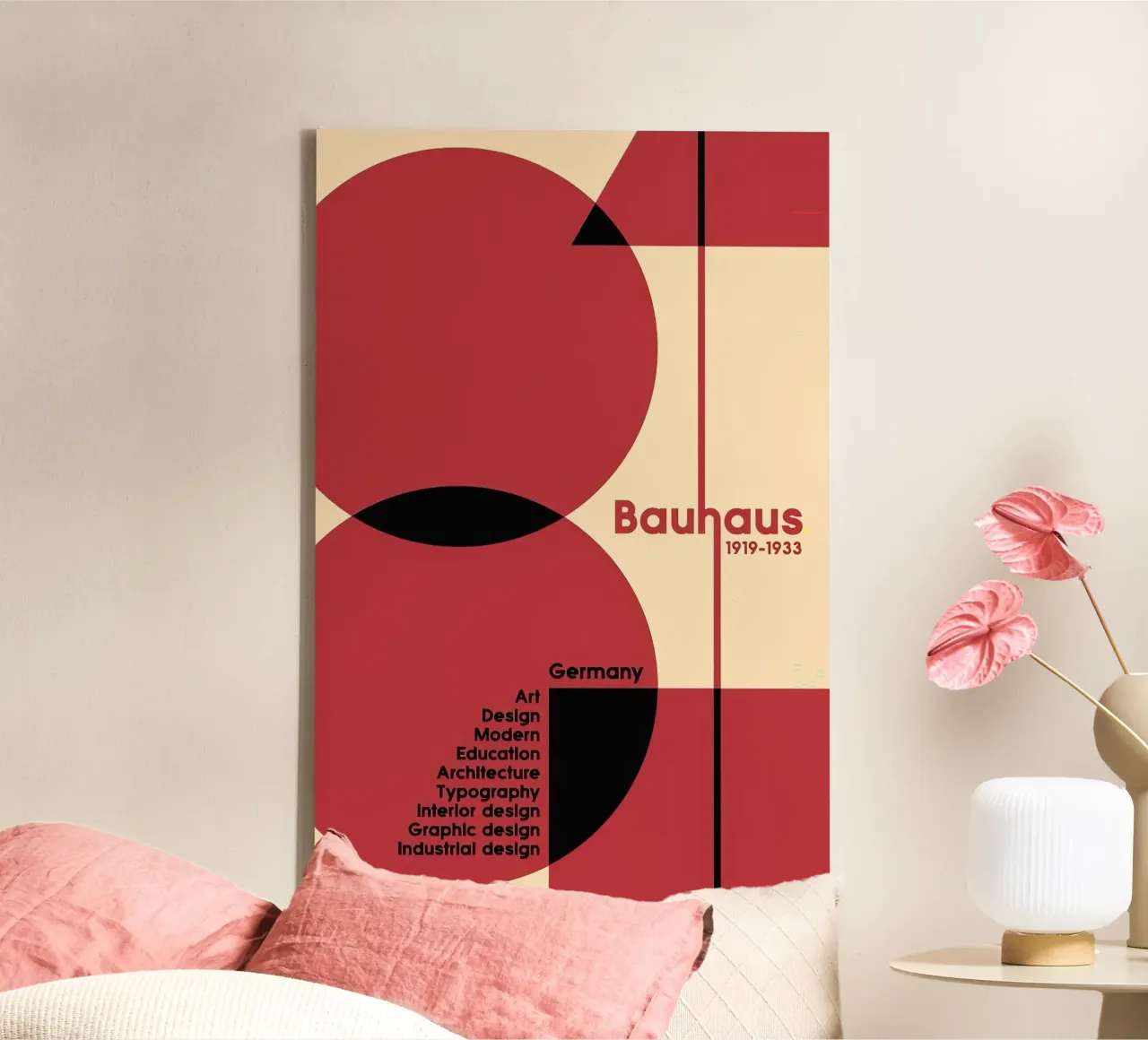 Bauhaus 1919 tela con Cornice a cassetta da Brooke