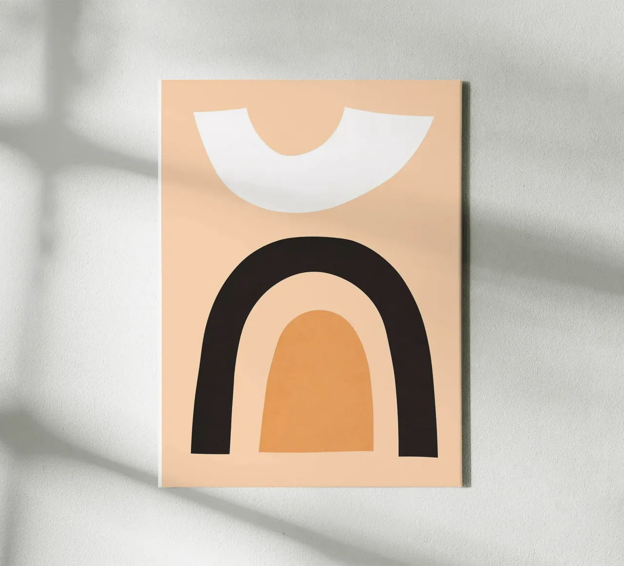 Acquerello minimalista G tela con Cornice a cassetta da Leonard R Sadler