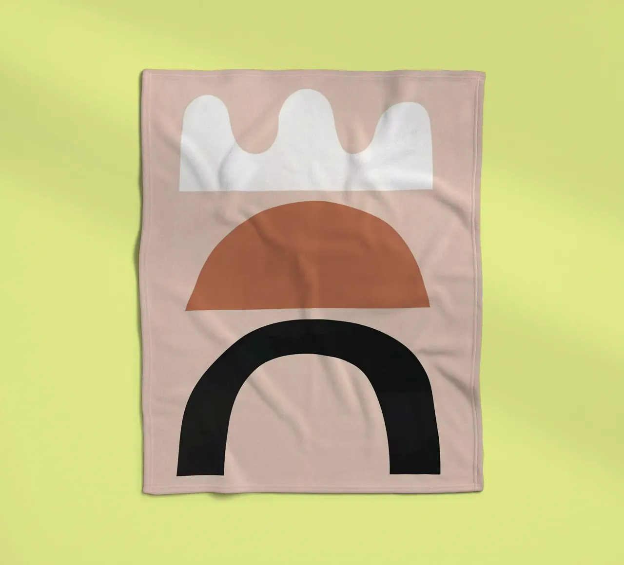 Design organico coperta in pile da Leonard R Sadler