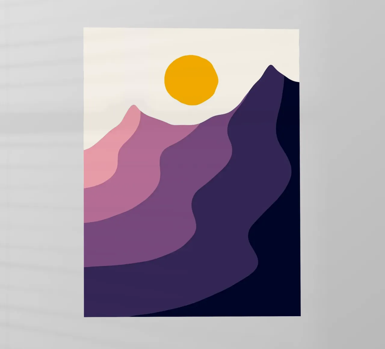 Vertice di Twin Mountain pellicola backlit da Leonard R Sadler