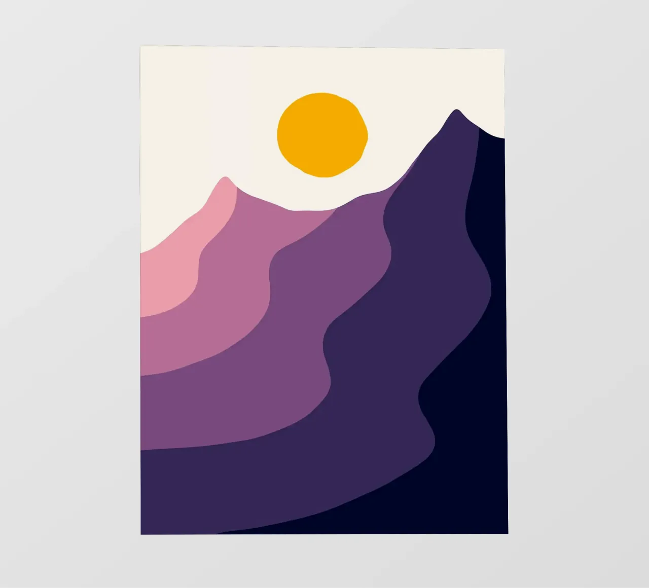 Vertice di Twin Mountain pellicola backlit da Leonard R Sadler