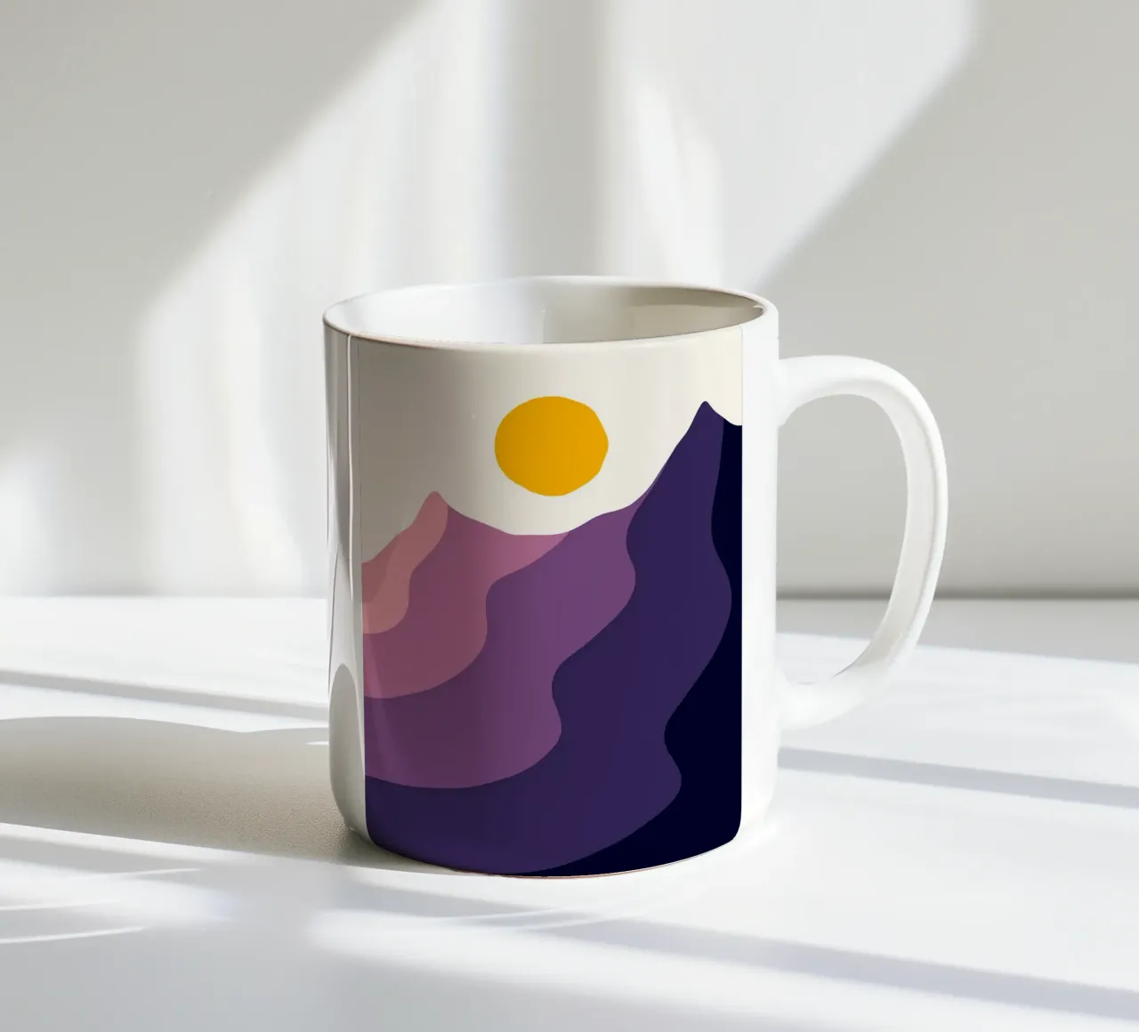 Vertice di Twin Mountain tazza in ceramica da Leonard R Sadler