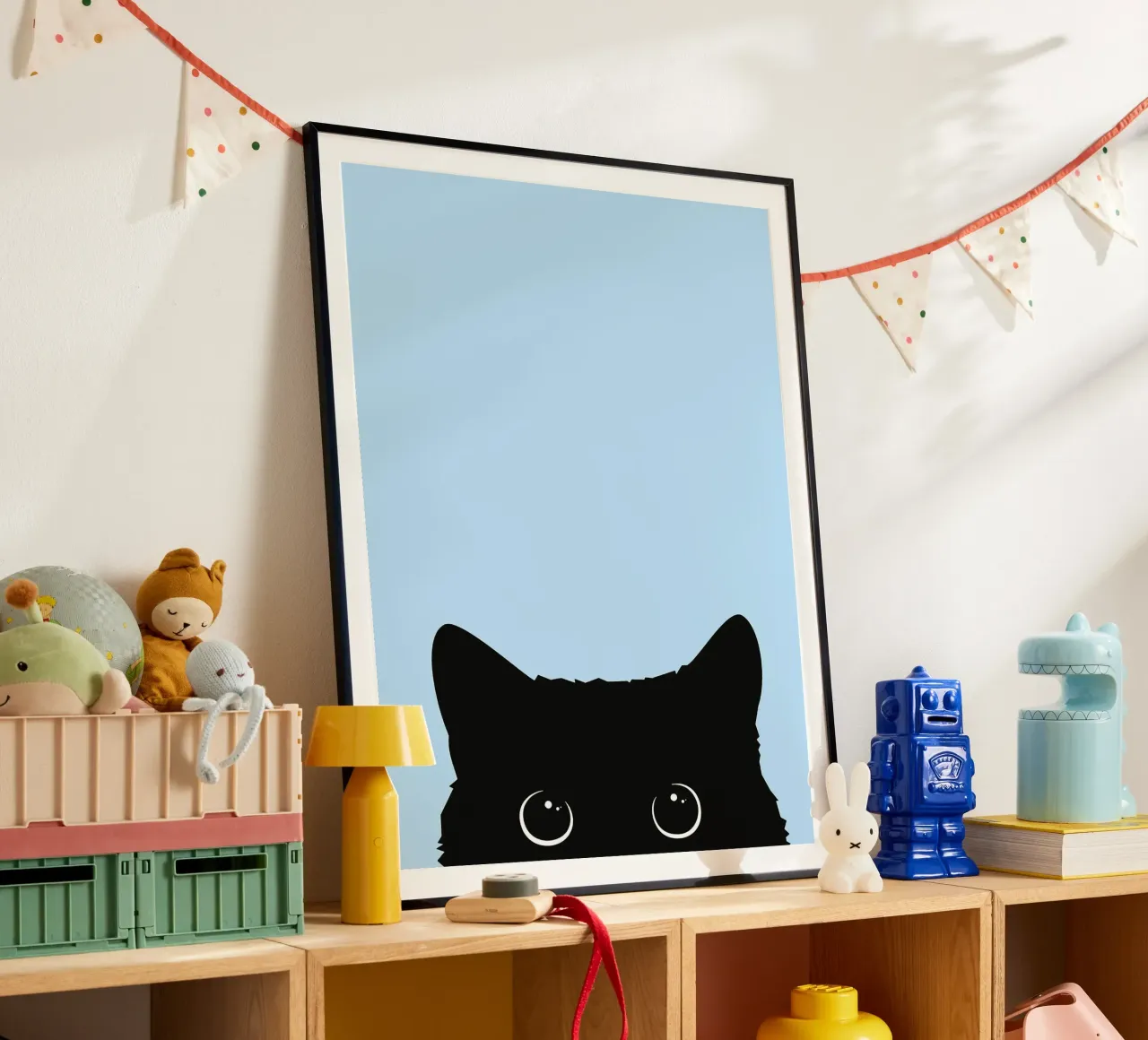 Gatto curioso poster da Leonard R Sadler