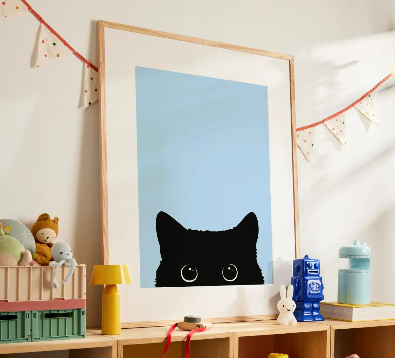 Gatto curioso poster da Leonard R Sadler