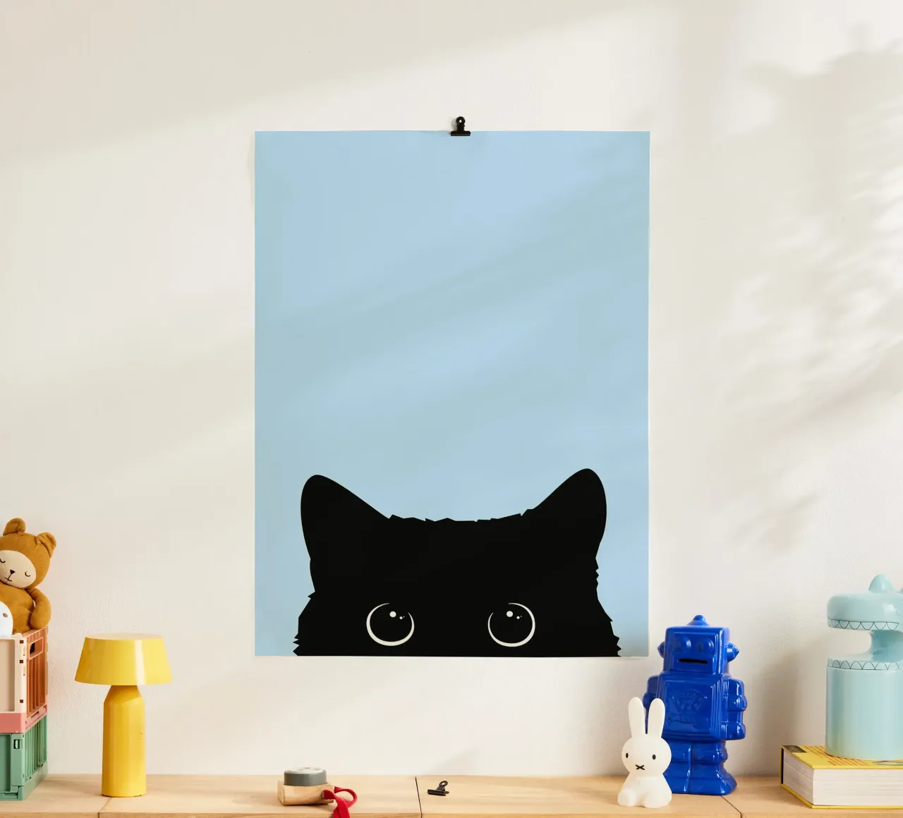 Gatto curioso poster da Leonard R Sadler