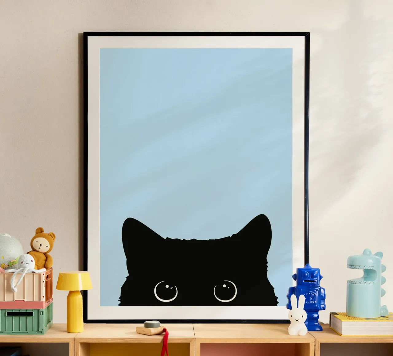 Gatto curioso poster da Leonard R Sadler