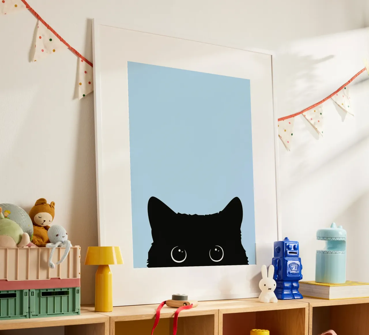 Gatto curioso poster da Leonard R Sadler