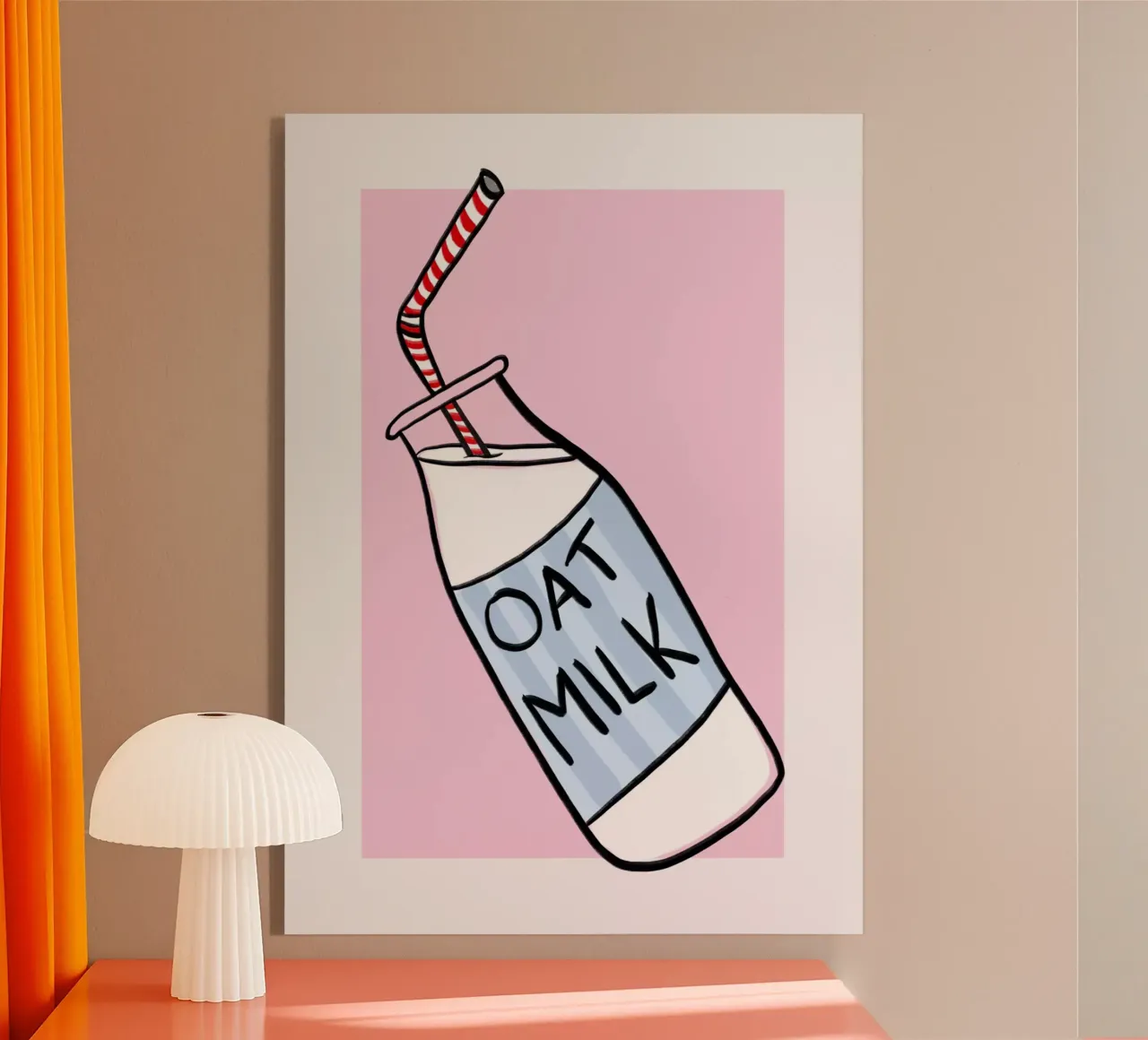 Latte d'avena plexiglass da Athene Fritsch