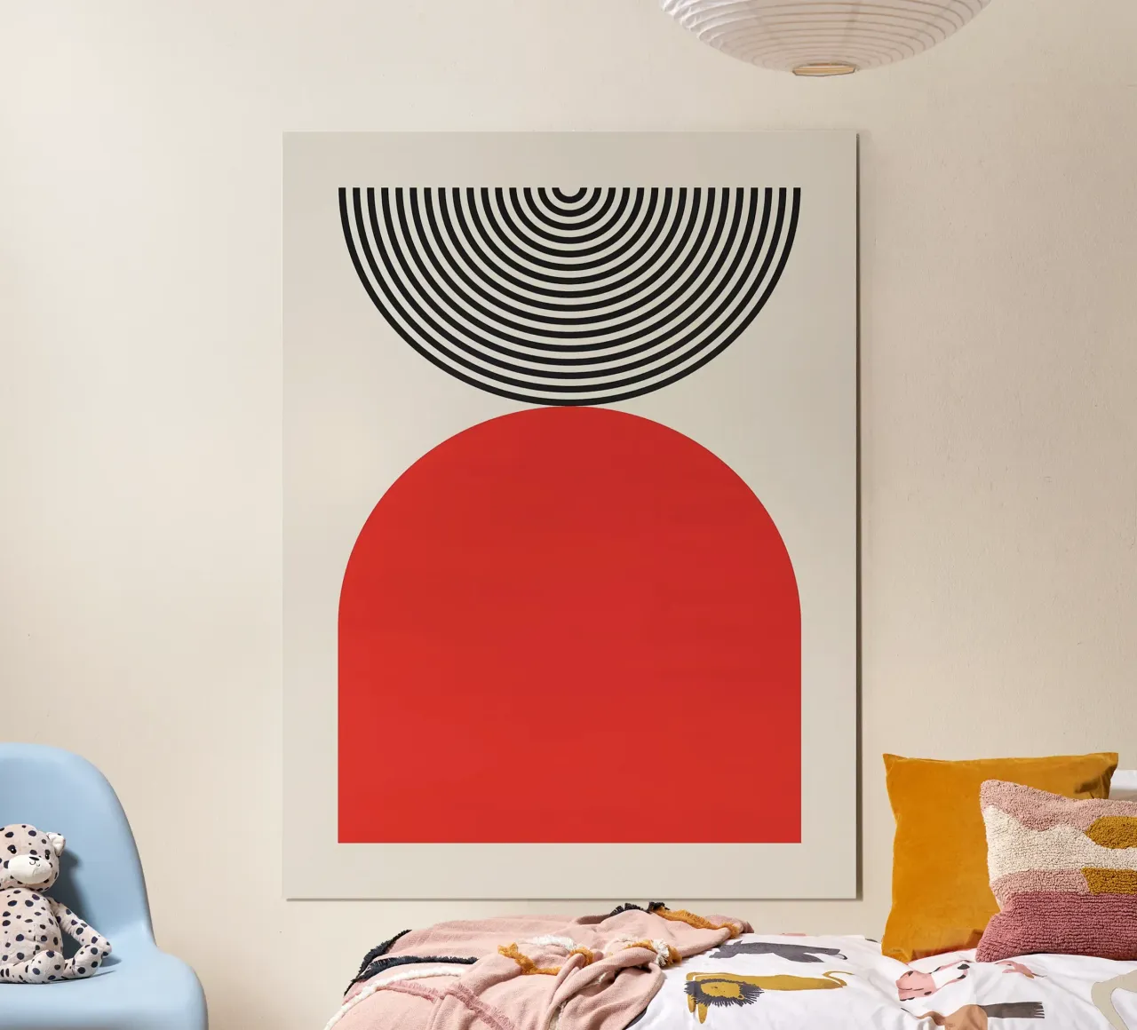 Semplicità F poster con telaio in alluminio da Sven B Strauss