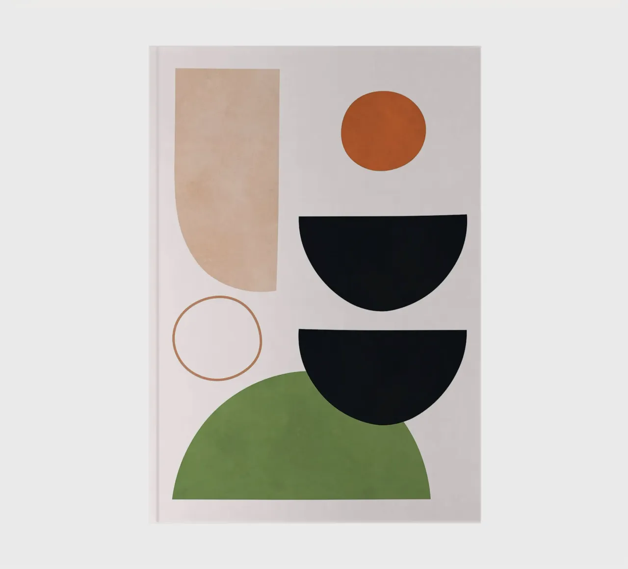 Circles and semicircles notebook by Sven B Strauss