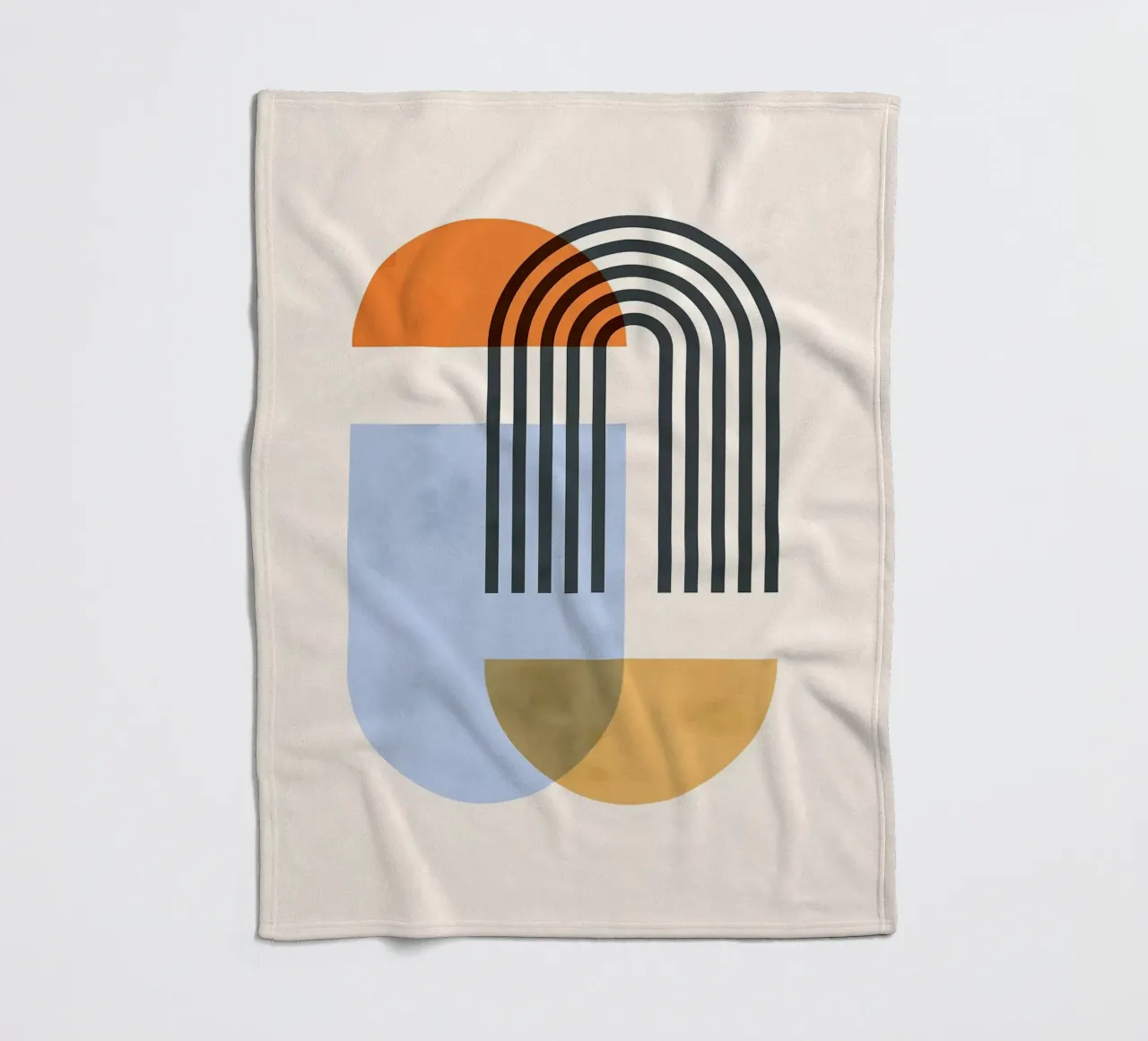 Forme geometriche coperta in pile da Sven B Strauss