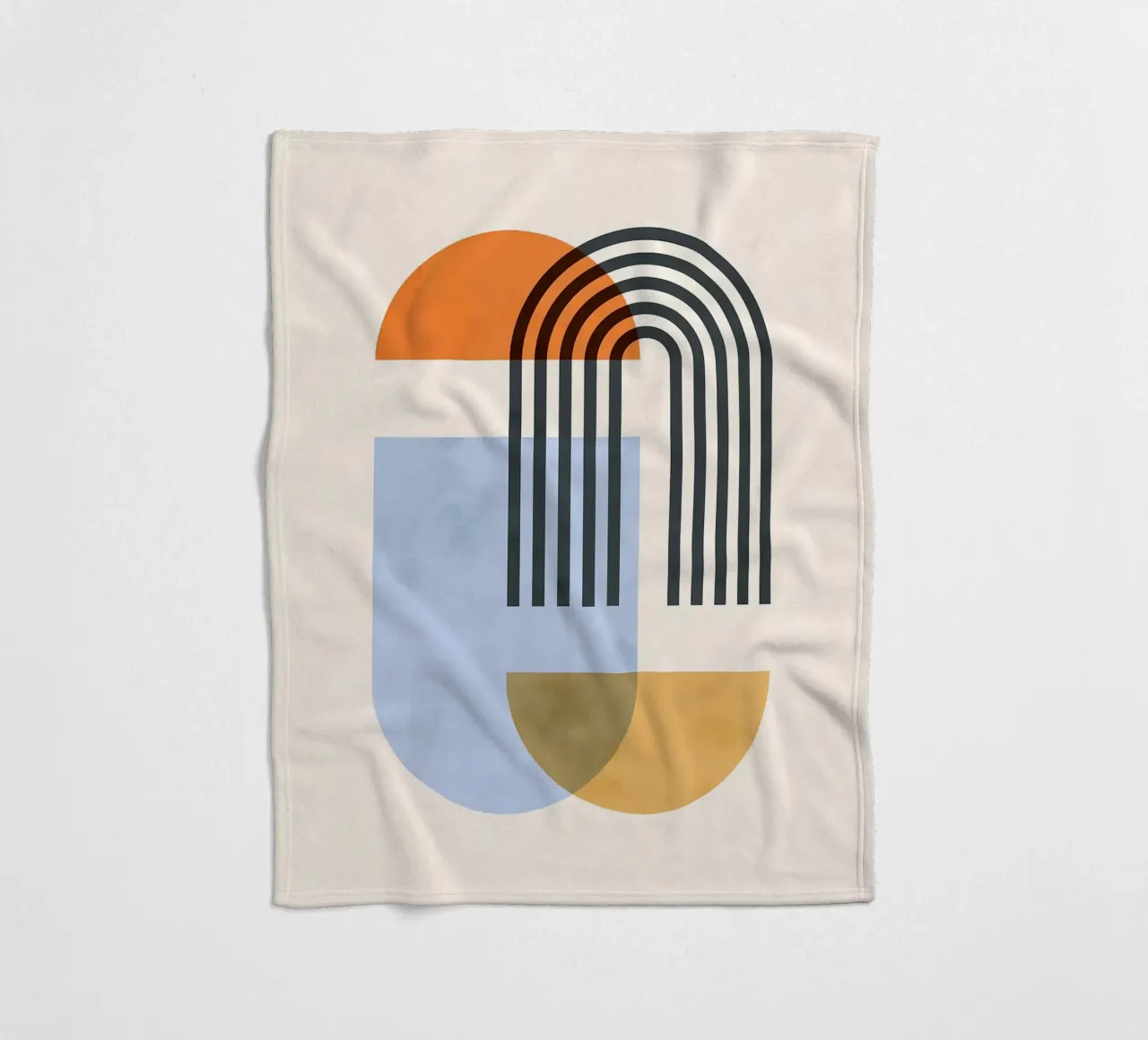 Forme geometriche coperta in pile da Sven B Strauss