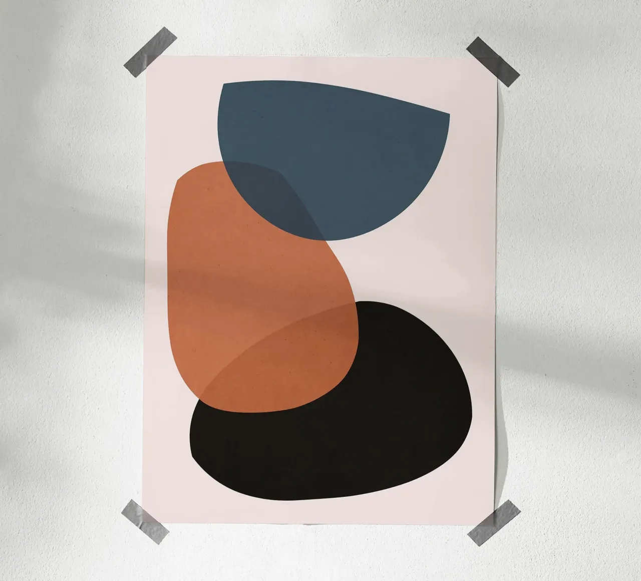 Acquerello minimalista E poster da Sven B Strauss