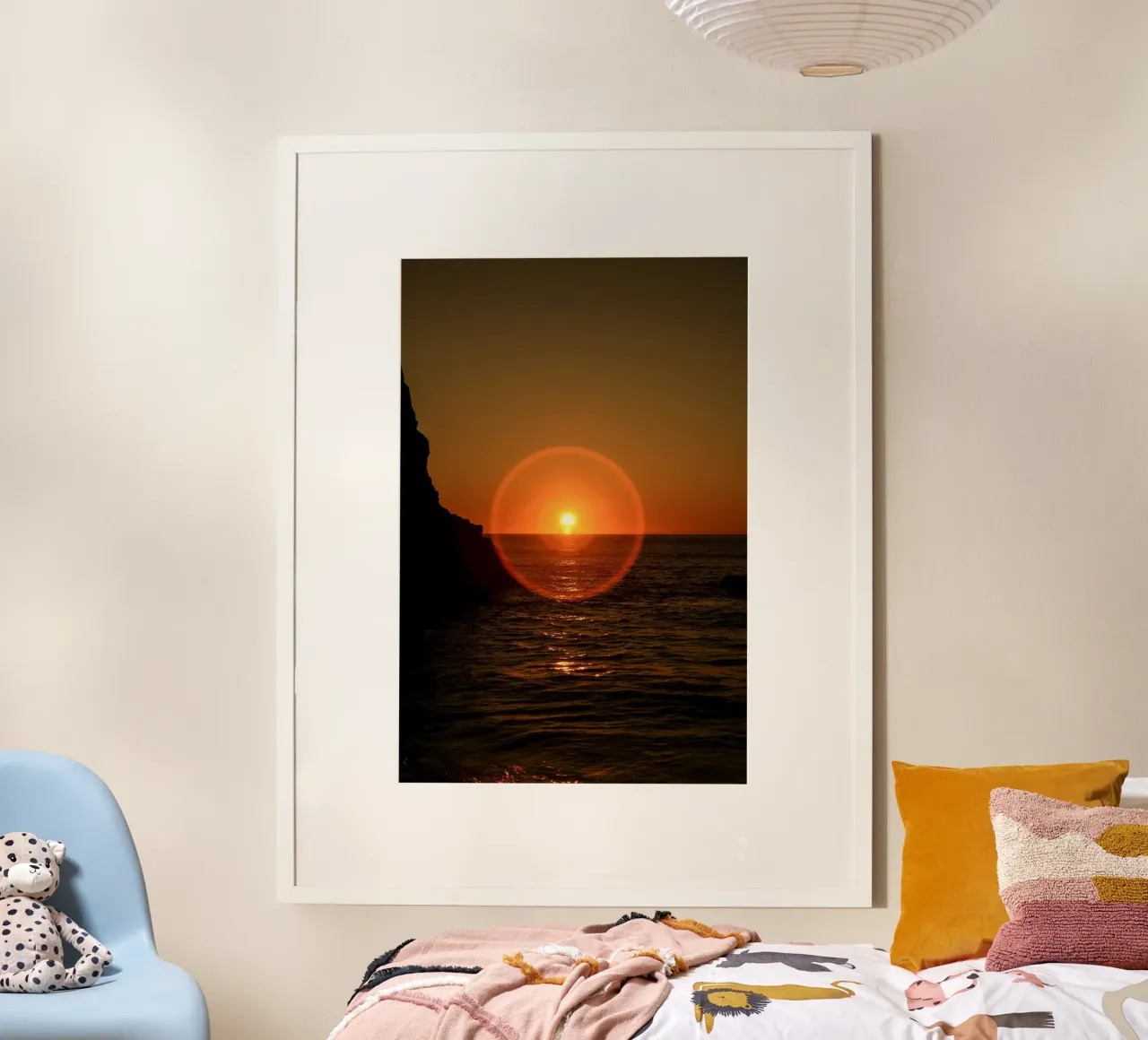 Alba al mare poster da Earthly Visions
