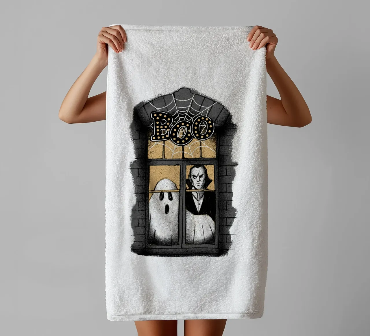 BOO Esprit & Dracula serviette de bain de ArtDesign by KBK