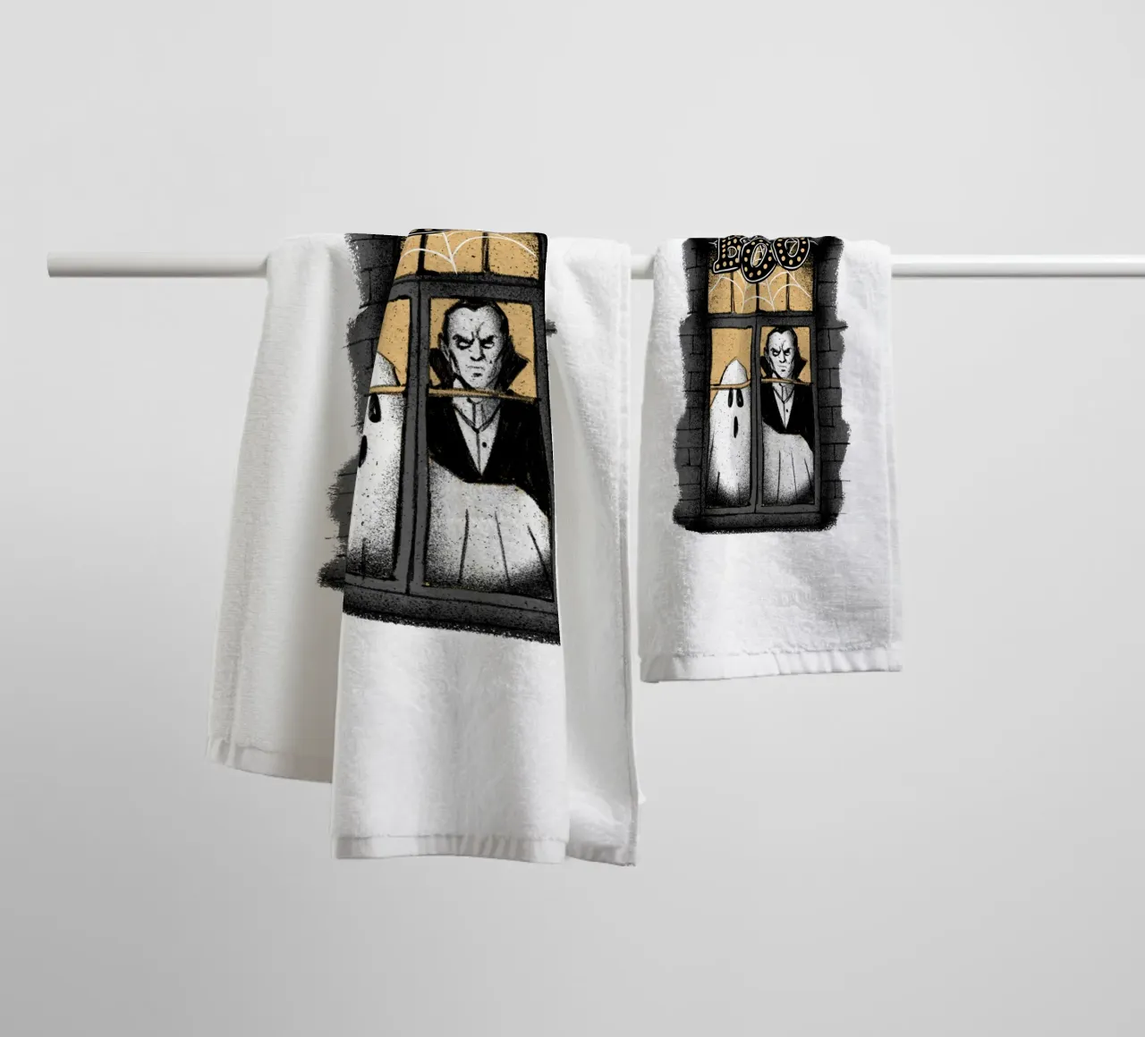 BOO Esprit & Dracula serviette de bain de ArtDesign by KBK