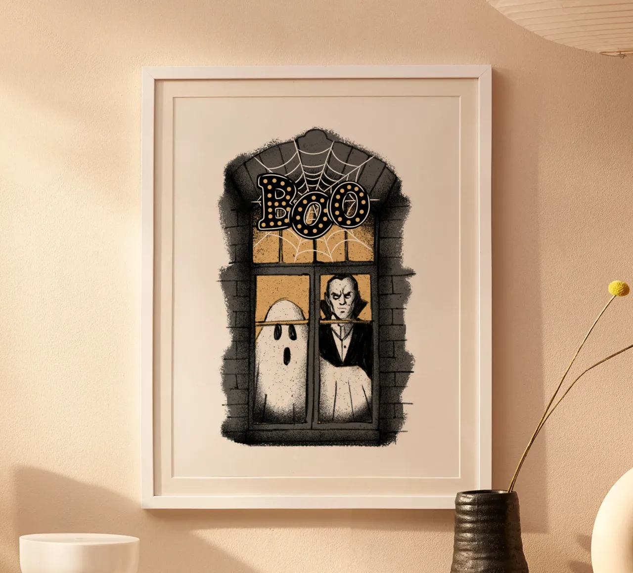 BOO Fantasma e Dracula poster da ArtDesign by KBK