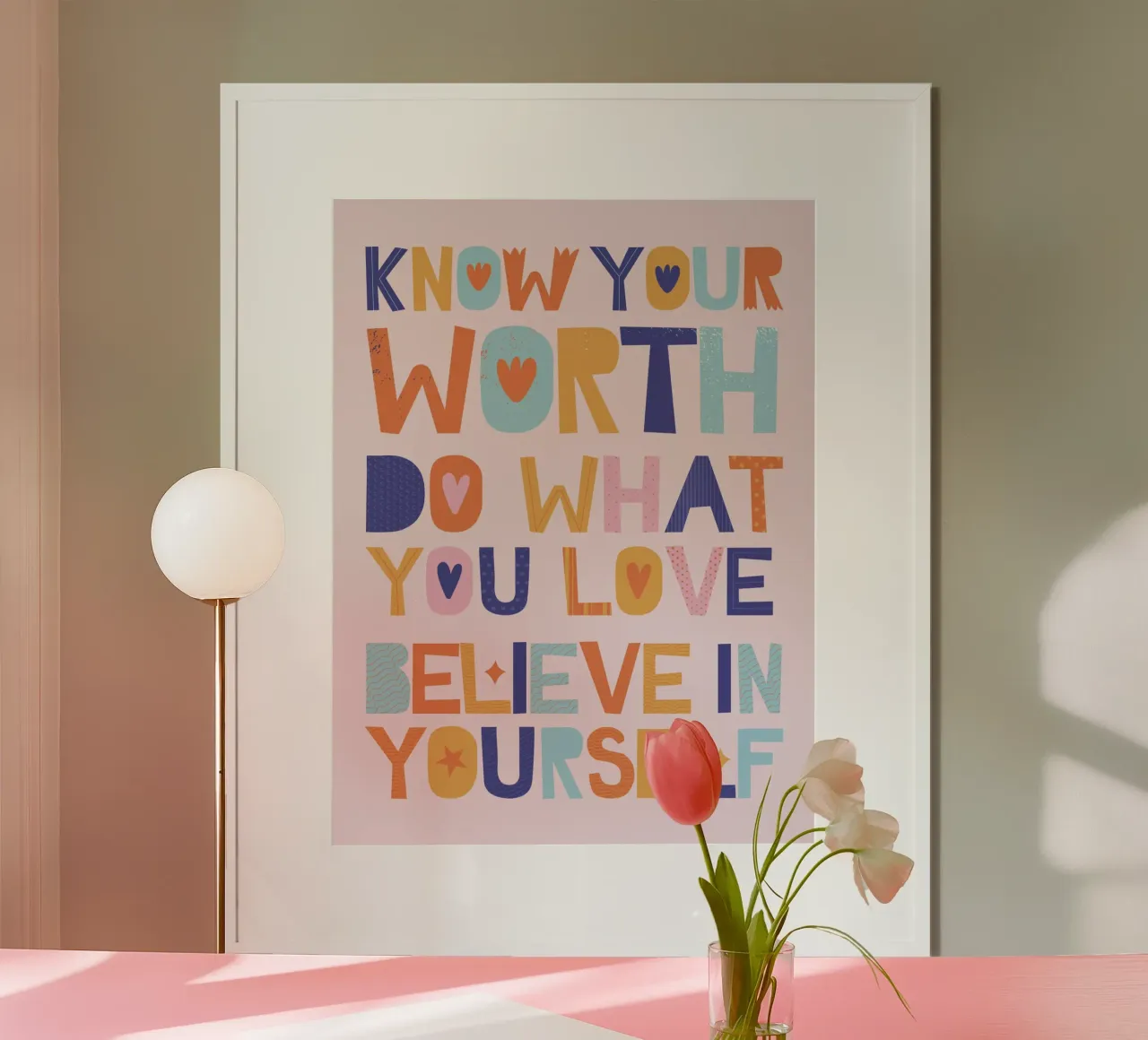 Inspirational quotes poster da PinkCandyWalls