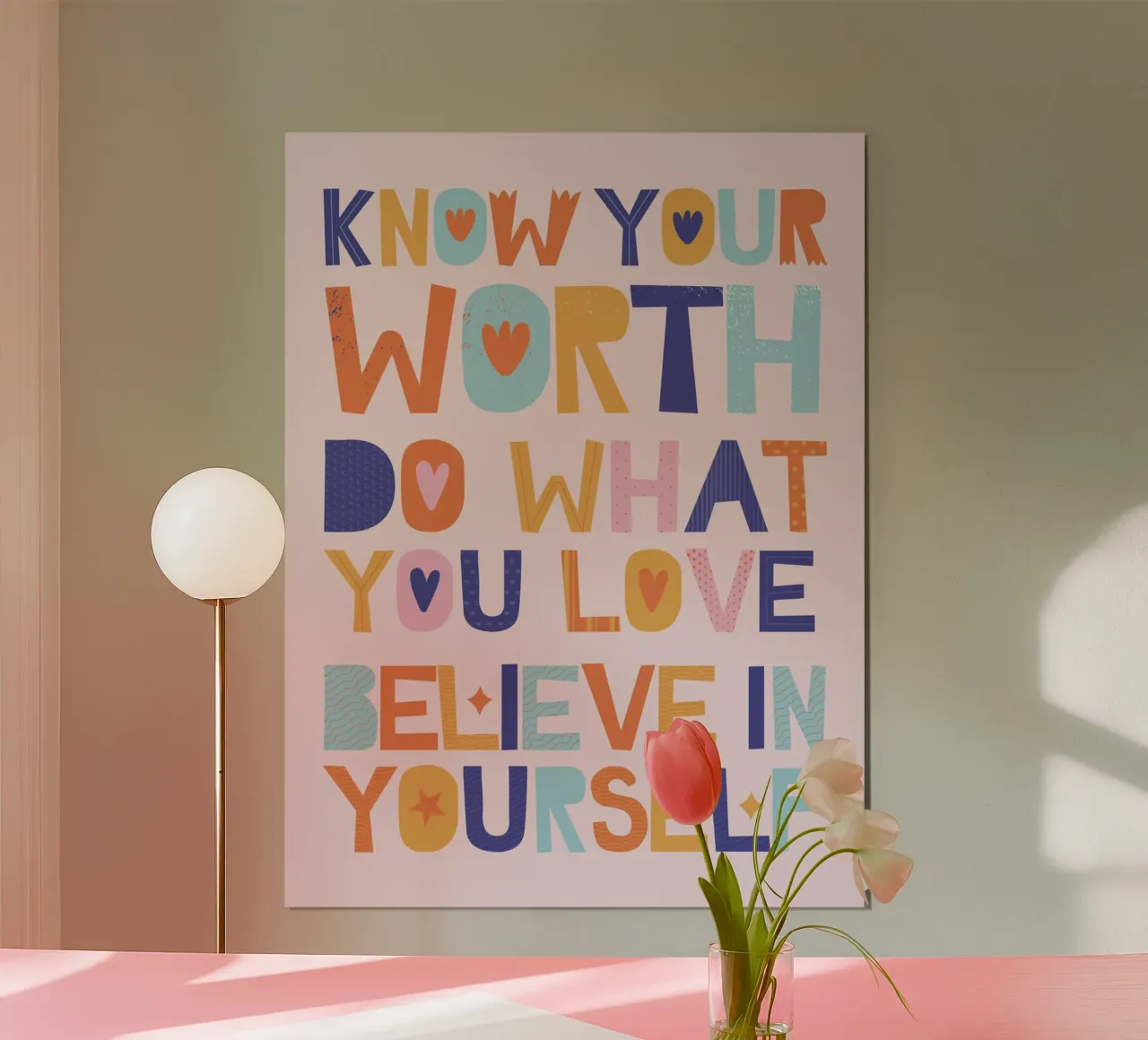Inspirational quotes poster da PinkCandyWalls
