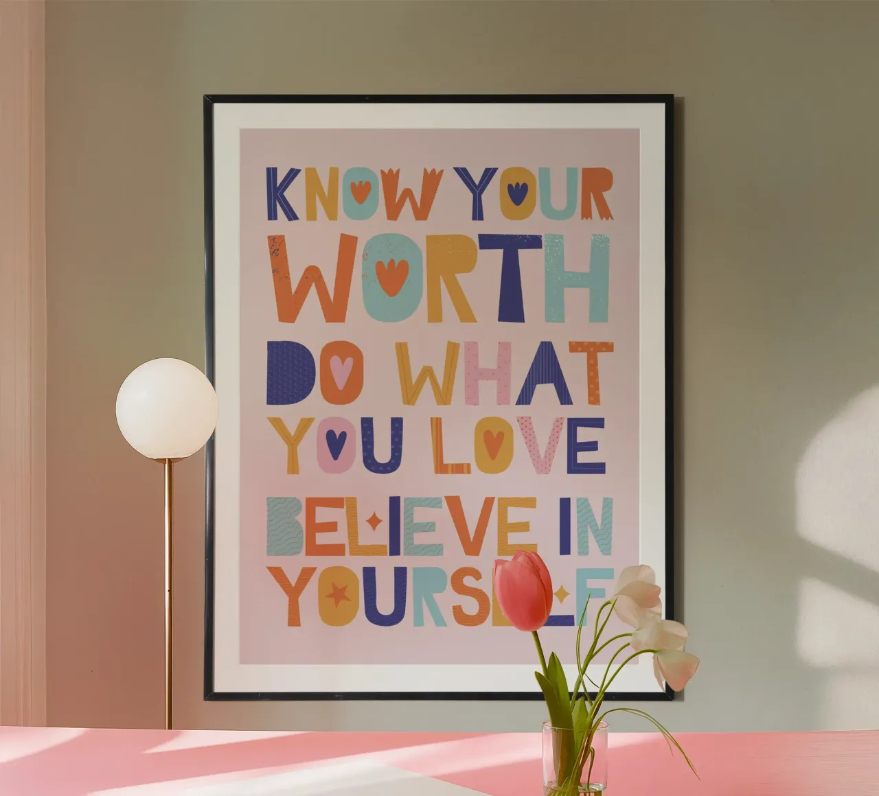 Inspirational quotes poster da PinkCandyWalls