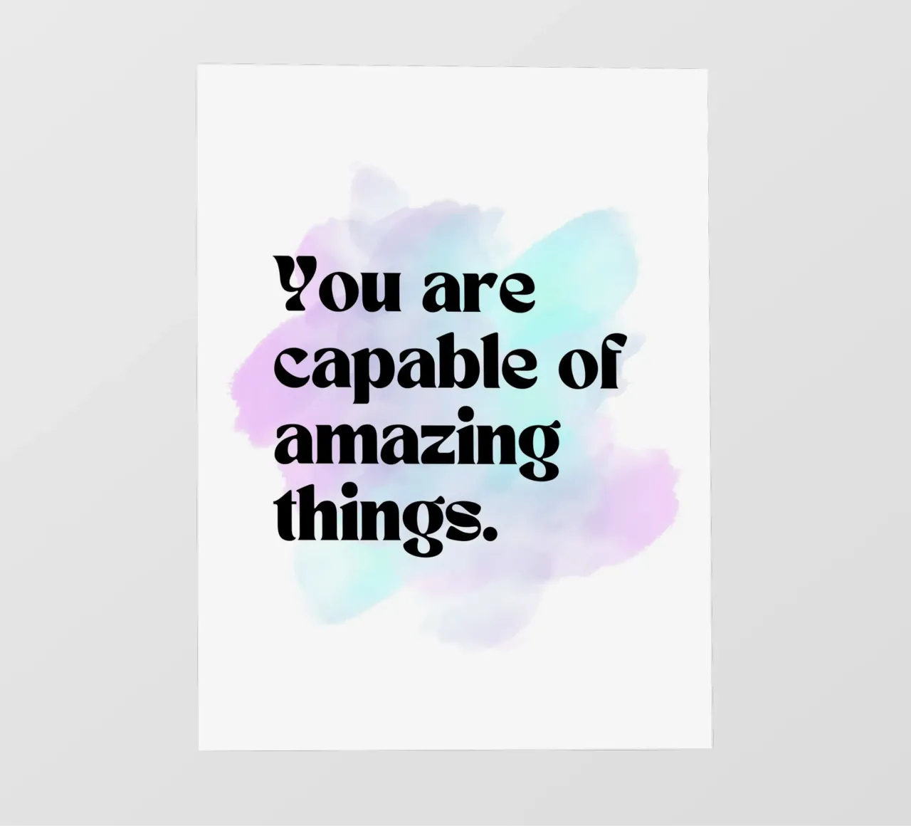 You are capable of amazing things pellicola backlit da PinkCandyWalls