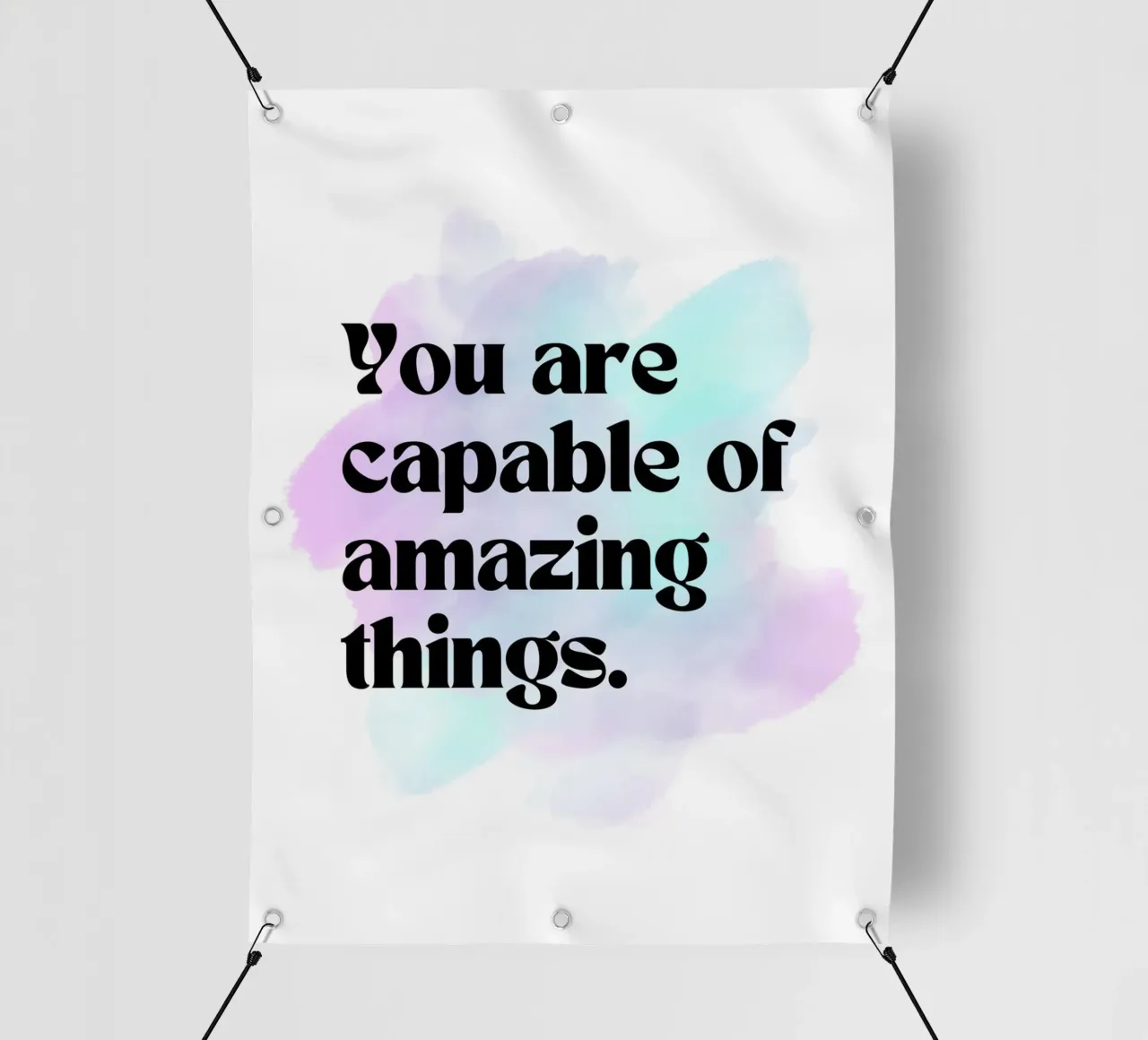 You are capable of amazing things telo in pvc da PinkCandyWalls