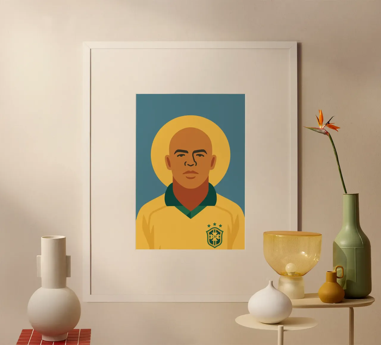 Ronaldo Fenômeno: The Saint of Football poster da ramosashop