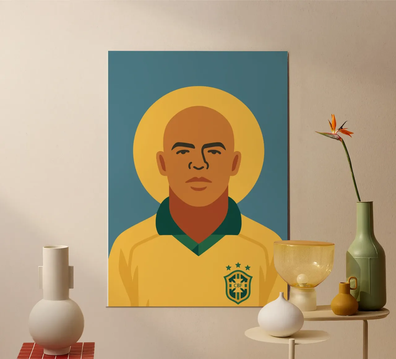 Ronaldo Fenômeno: The Saint of Football poster da ramosashop