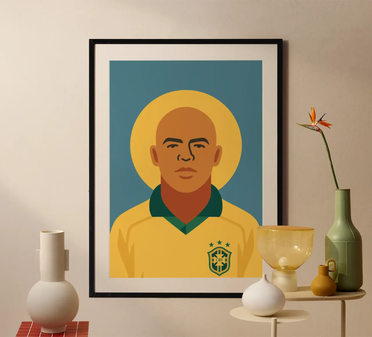 Ronaldo Fenômeno: The Saint of Football poster da ramosashop
