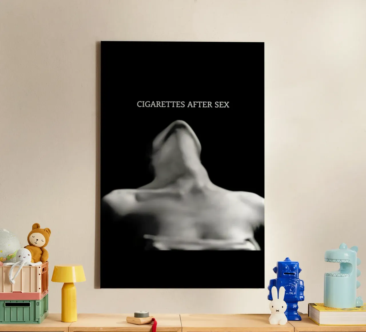 Sigaretten na seks canvas met Baklijst van kanel shop