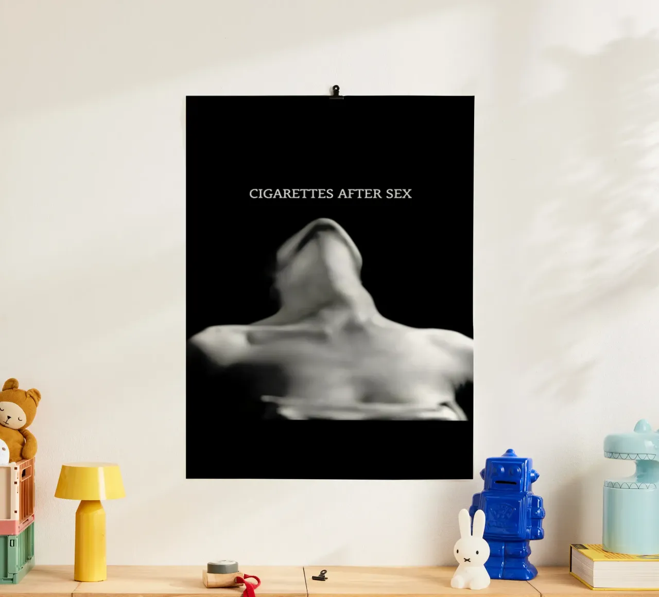Sigarette dopo il sesso poster con telaio in plastica da kanel shop